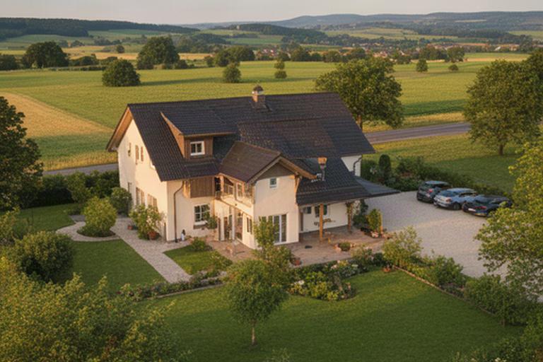 Freistehendes Landhaus mit Garten und Stellplätzen an der Straße Richtung Göttingen